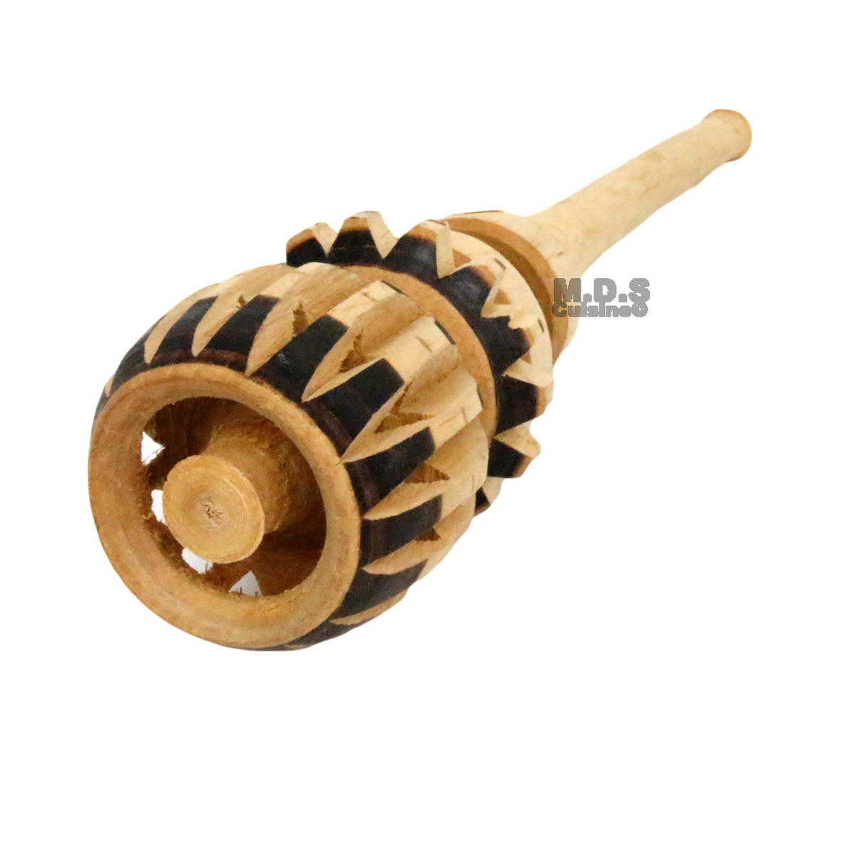 Traditional Molinillo Whisk by Verve CULTURE, Wooden Stirrer and Frother  for Mexican Hot Chocolate, Authentic Mexican Cookware, Handmade Wooden