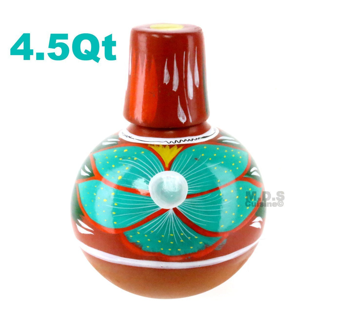 Botellon De Barro Aqua Jarra 4.5Qt Artisan Artezenia Mexican Clay