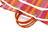 Shopping Bags Mercado Mexican Tote Grocery Handmade 15.5” X 12.5" Carrying Assorted Flannel Colored Mesh Reusable Market Bag Cocina Mexicano ((M) Orange Mexican Handbag)