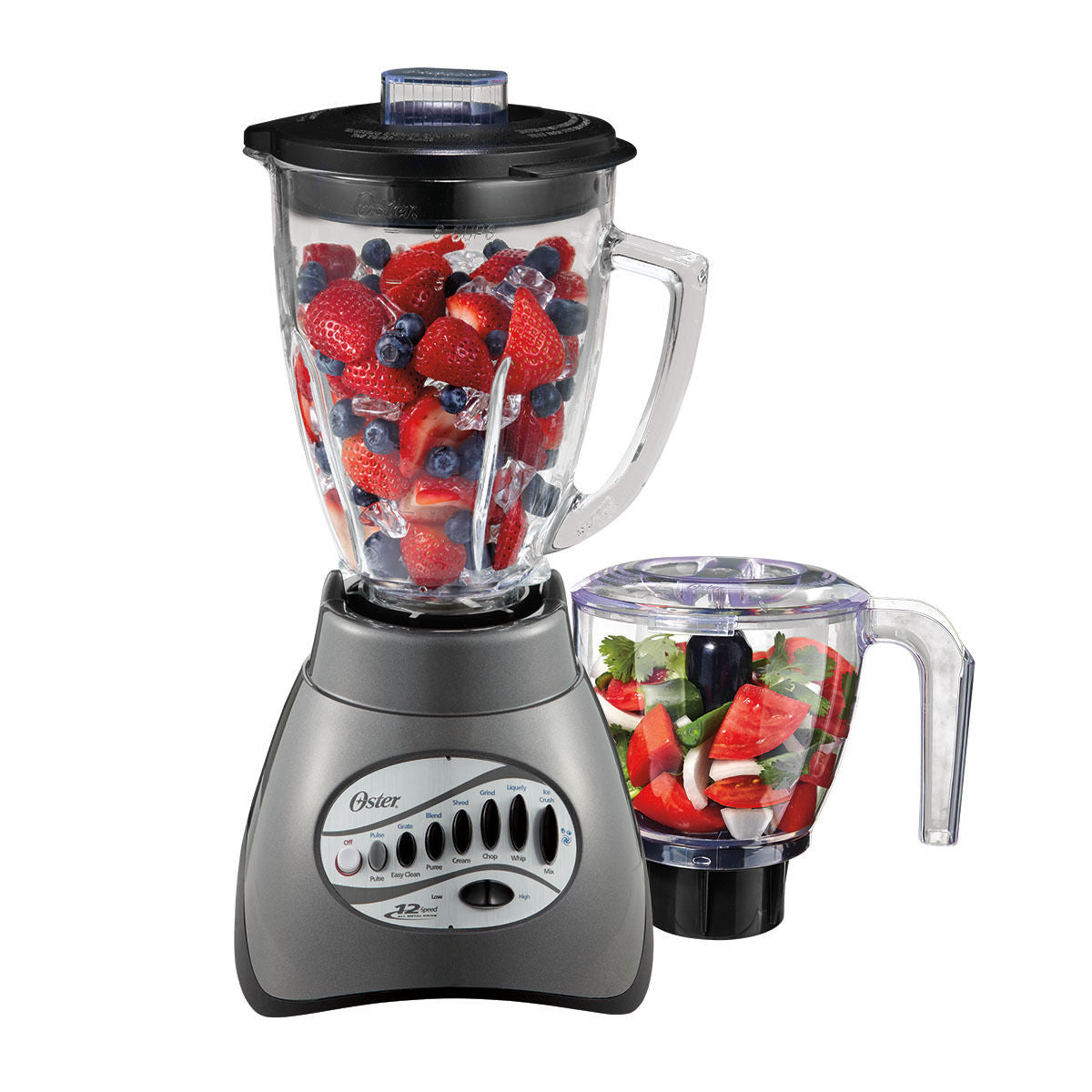 Oster Classic Series 16Speed Blender Plus Food Chopper,