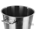 Stock Pot Stainless Steel 9Qt Heavy Duty Boiling Soup Brewing Catering New