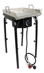 Stainless Steel Griddle Plancha with Heavy Duty Stand,BBQ Outdoors,Grill,Camping