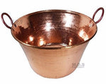 Cazo De Cobre Para Carnitas Large 18" Heavy Duty Gauge Copper 100% Made Mexico