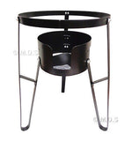 Comal Concave-Stainless Steel-Stand & Burner SET tortilla Cazo Heavy FREE Hose