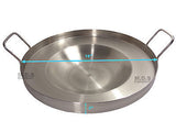 16" Comal Stainless Steel Concave Frying Gas Stove Outdoors Heavy Duty Acero NEW