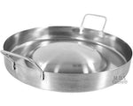 Stainless Steel Comal Convex 16" Round Cook Griddle Taco Grill Pan Heavy Duty
