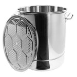 30Qt Stainless Steel Stock Pot Steamer Vaporera Tamalera 7.5 Gallons Acero NEW