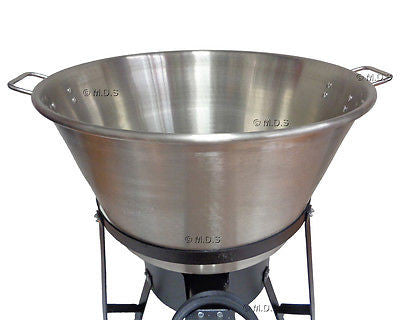 Extra Large Stainless Steel Caso Cazo para Carnitas Gas Heavy