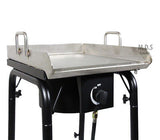 Stainless Steel Griddle Plancha with Heavy Duty Stand,BBQ Outdoors,Grill,Camping