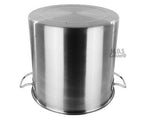 Stock Pot Stainless Steel 18Qt Heavy Duty Boiling Soup Catering Brewing Olla New
