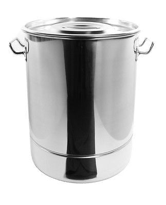 M.D.S Cuisine Cookwares Stockpot Set With Steamer Aluminum Vaporera  Tamalera Traditional Stock Pot Olla Tamale (Set 12Qt/16Qt)