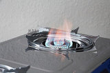 Double Head Propane Gas Burner Portable Camping Outdoor Stove Camping Stainless