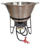 XL Cazo Para Carnitas Stainless Steel SET with Burner & Stand Outdoors Cooking