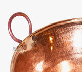 Cazo De Cobre Para Carnitas Large 18" Heavy Duty Gauge Copper 100% Made Mexico