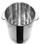 18Qt Stainless Steel Stock Pot Steamer Vaporera Tamalera 4.5 Gallons Acero NEW