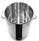 18Qt Stainless Steel Stock Pot Steamer Vaporera Tamalera 4.5 Gallons Acero NEW