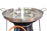 Comal Concave-Stainless Steel-Stand & Burner SET tortilla Cazo Heavy FREE Hose