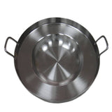 Comal Stainless Steel 21" Acero Inoxidable Convex Bola Tacos Outdoors Stir Fry Heavy Duty