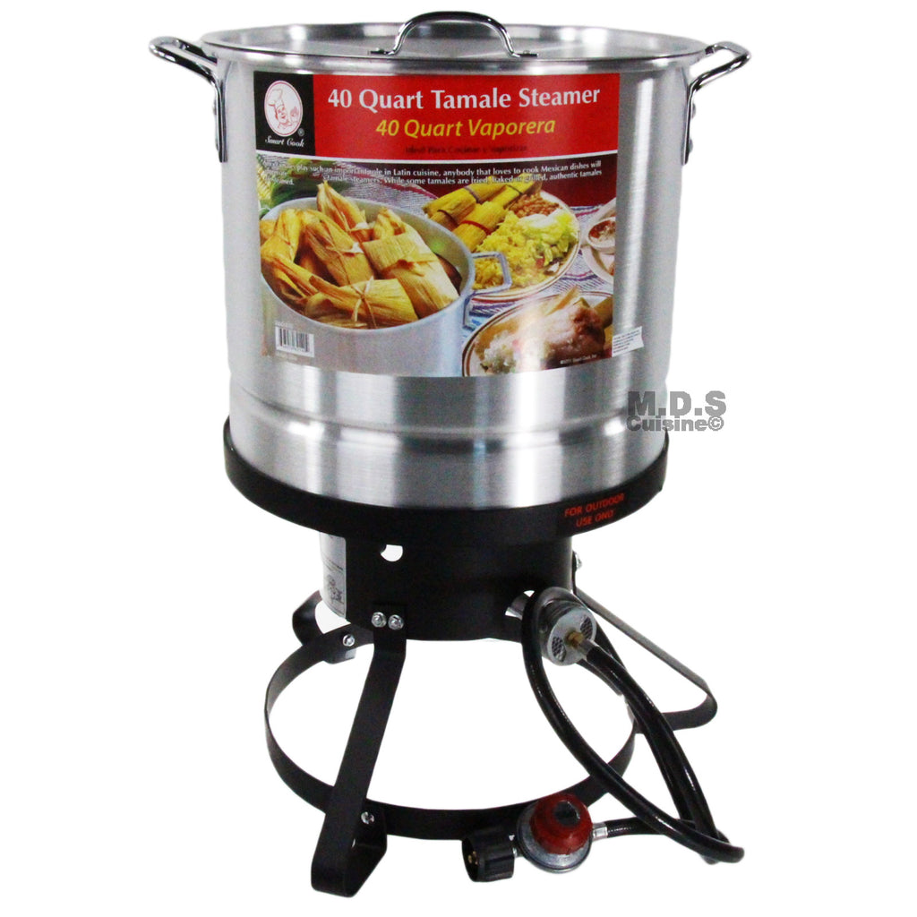 StockPot Set w/ Burner & Stand Vaporera Tamalera Steamer Pot Olla Tama –  Kitchen & Restaurant Supplies