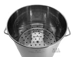Stock Pot Stainless Steel 52 QT Steamer Brew Vaporera Divider Tamales Tamalera