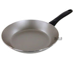 Fry Pan Non-Stick 9" Teflon Metallic Silver Aluminum Stay Cool Handle Skillet