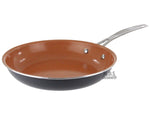 Fry Pan 9" Copper Ceramic Coating Skillet Non Stick Eco Friendly Griddle