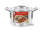 Stock pot Set Aluminum 4pc 2, 3.5, 5.5, 8Qt Cookware Set Steamer