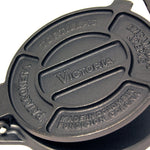 Victoria 6.5 inch Cast Iron Tortilla Press and Pataconera, Original Made in Colombia, Seasoned