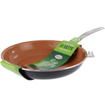 Fry Pan 9" Copper Ceramic Coating Skillet Non Stick Eco Friendly Griddle