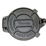 Victoria 8 inch Cast Iron Tortilla Press and Pataconera, Original Made in Colombia, Seasoned