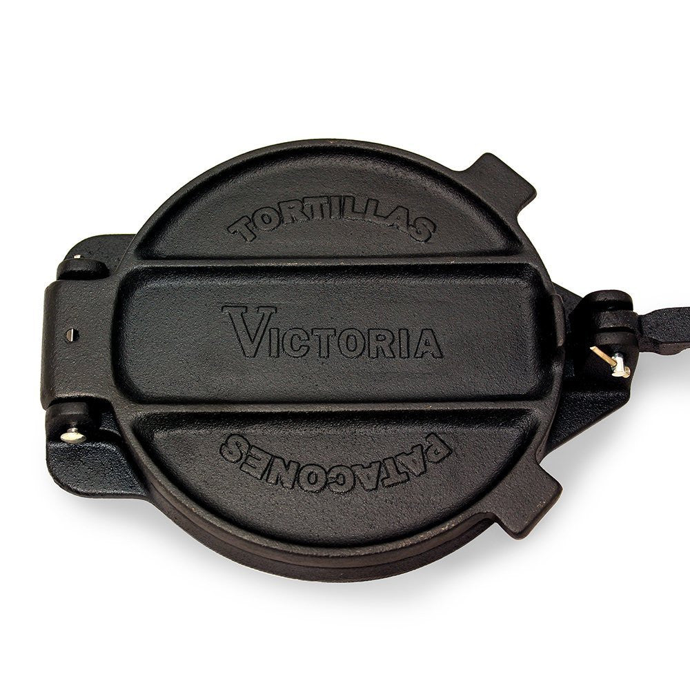 Victoria Cast Iron Tortilla Press, 8, Black