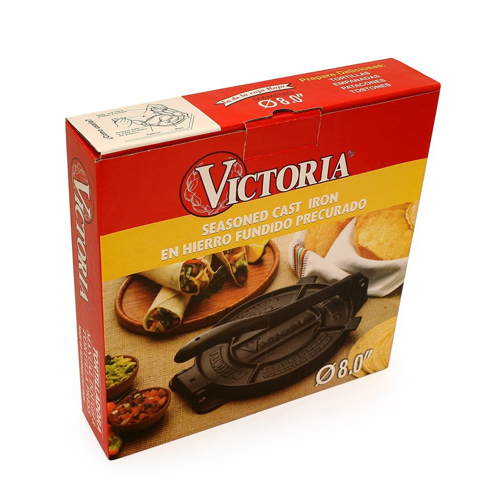 Victoria Cast Iron Tortilla Press (Pataconera), 8-inch – Breadtopia