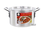 Stock pot Set Aluminum 4pc 2, 3.5, 5.5, 8Qt Cookware Set Steamer