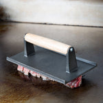 Steak Weight Heavy Duty Cast Iron Commercial Burger Bacon Press