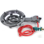 Propane Single Big Large Gas Burner Portable Stove Camping BBQ Hose & Regulator
