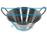 XXL Cazo Stainless Steel 29" Inch Caso para Carnitas Heavy Duty Wok Acero NEW