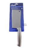 Oster 6" Stainless Steel Heavy Duty Meat Cleaver Chef Knife Chopper New Cutlery