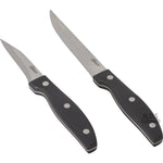 Oster Cutlery 14 Piece Set  Stainless steel Block Wood Storage Steak Knives New