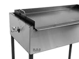 Taco Cart Plancha 31" Griddle Comal Steel Flat Top Heavy Duty Cooking
