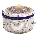 Tortilla Warmer 9" Tortillero de Mimbre Traditional Wicker Made in Mexico Traditional Handmade Styrofoam