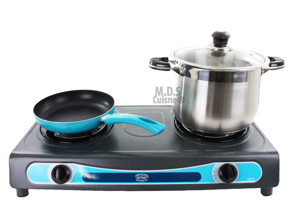 Two Burner Commercial Hot Plate Countertop Stove Outdoor Camping Double  Portable Cooktop Burner Natural Gas - Bed Bath & Beyond - 31433921