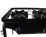 Stove Triple Burner Heavy Duty Gas Propane Outdoor Camping BBQ Grill Griddle