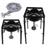 Burner Banjo w/ Multi Size Stand Big Propane Burner Outdoor Heavy Duty