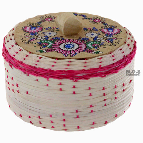 Tortilla Warmer Tortillero de Mimbre/ Wicker Tortilla Warmer with inner styrofoam