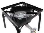 Burner Banjo w/ Multi Size Stand Big Propane Burner Outdoor Heavy Duty