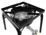 Burner Banjo w/ Multi Size Stand Big Propane Burner Outdoor Heavy Duty