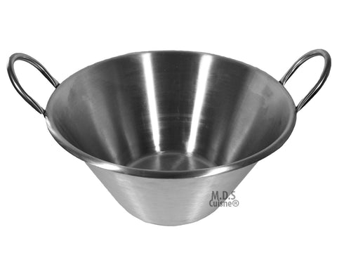 XXL Cazo Stainless Steel 29" Inch Caso para Carnitas Heavy Duty Wok Acero NEW