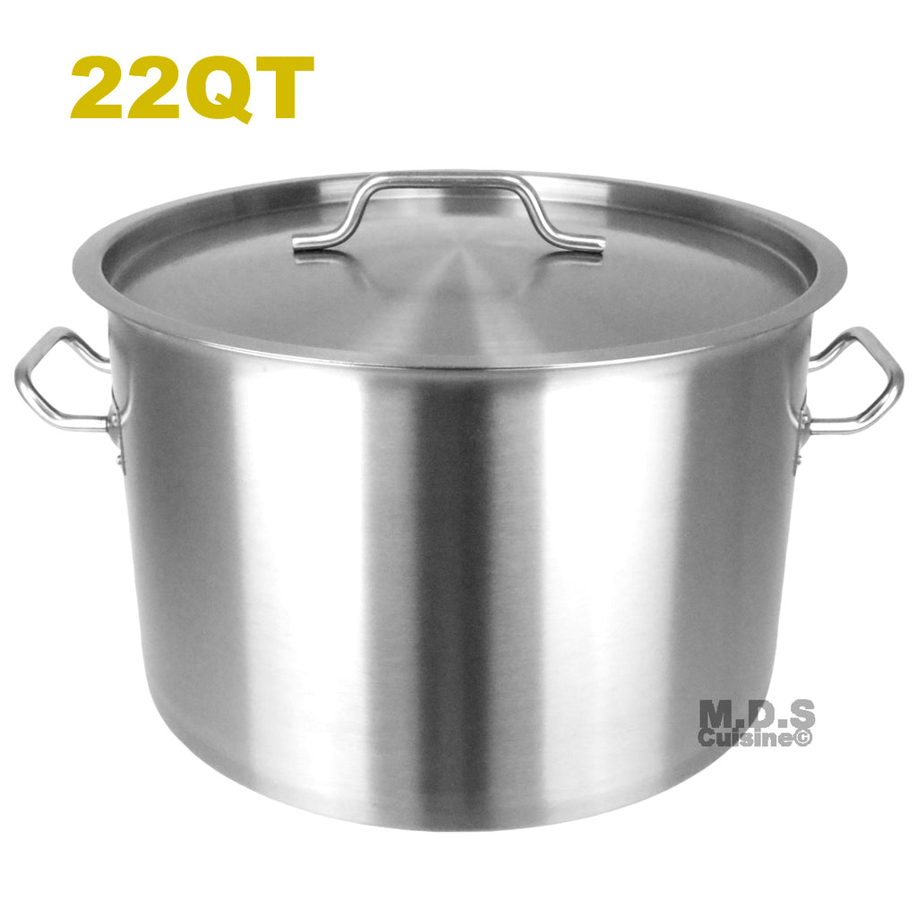 Dutch Oven Pot 22Qt Heavy Duty Capsulated Bottom w/ Lid Traditional Ol –  Kitchen & Restaurant Supplies