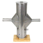 Churro Press Pastry Maker Galvanized Steel 14.5" Churrera Dessert Fried Dough Flour Cutter Homemade Treats