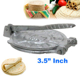 Tortilla Press 3.5" Mini Authentic Traditional Aluminum Tortilla Sope Maker Arepas Tacos Classic